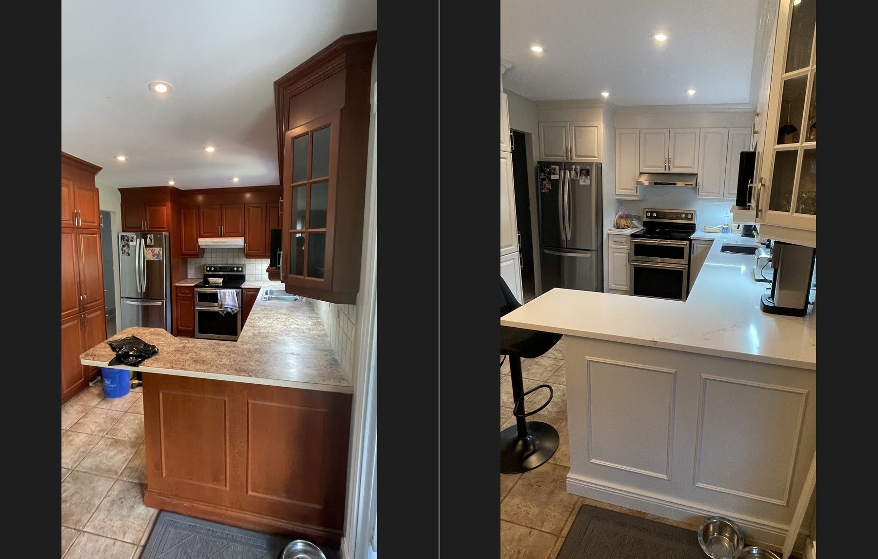 Kitchen cabinet refacing — ALTO, Vaudreuil-Soulanges
