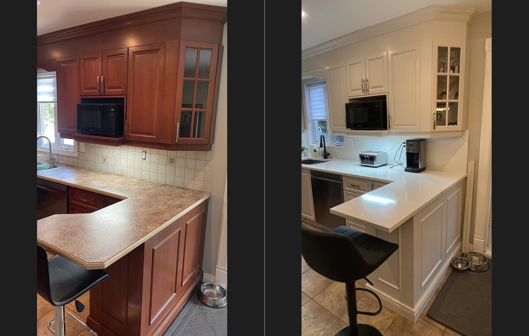 Kitchen cabinet refacing — ALTO, Vaudreuil-Soulanges