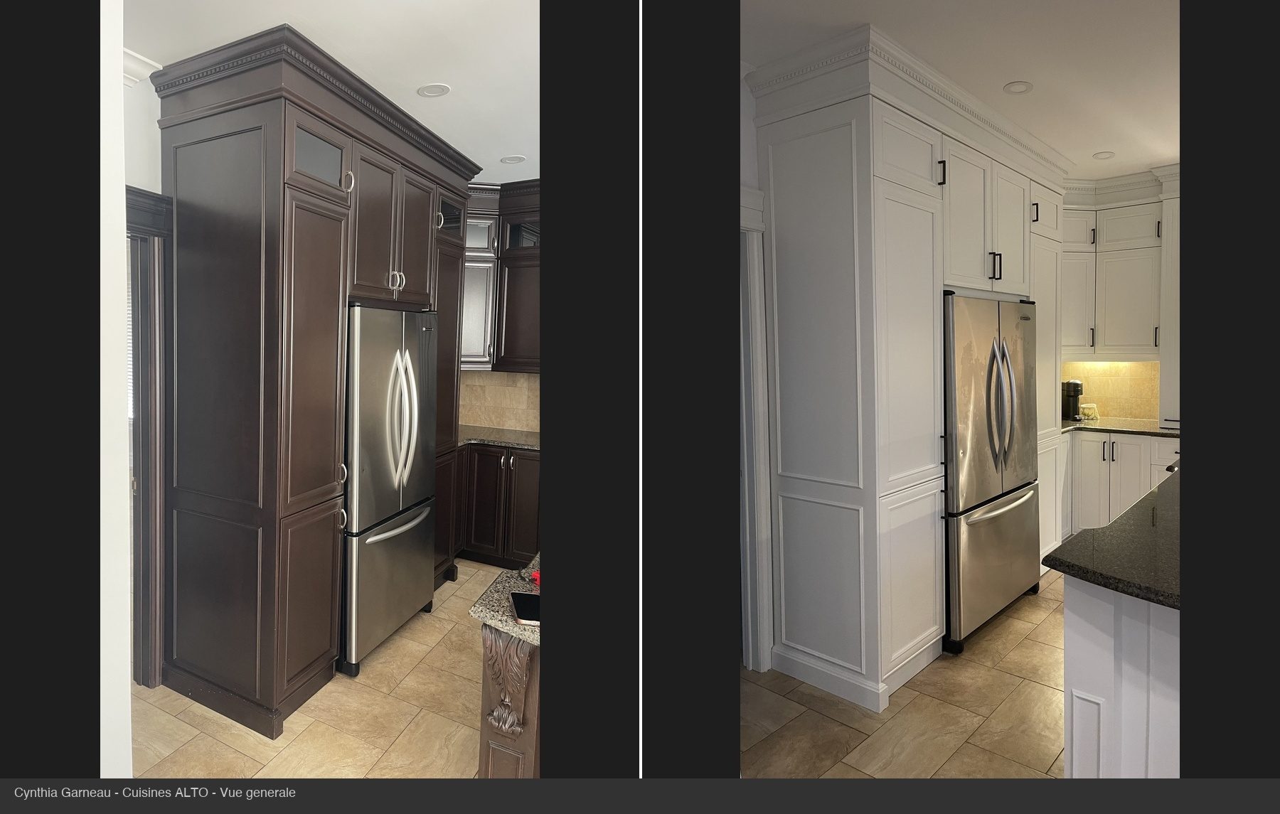 Kitchen cabinet refacing — ALTO, West Island