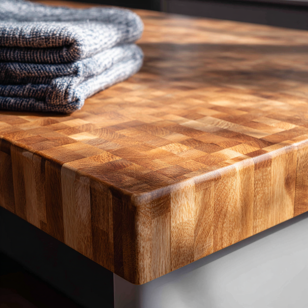 Comptoir en bois massif butcher block — ALTO Cuisines